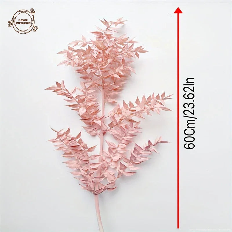 guirlande artificielle feuilles bleu rose blanc naturelle décoration intérieure anniversaire baby shower mariage