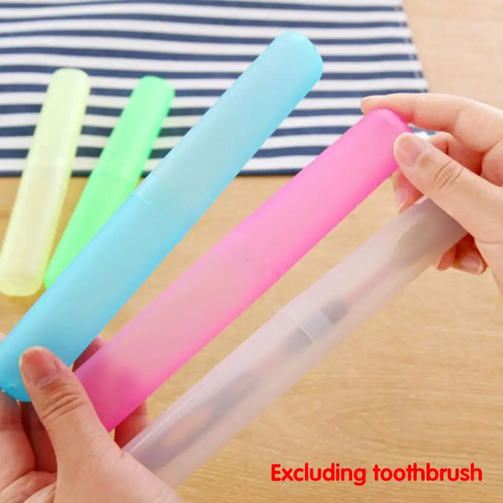 étui brosse dents portable réutilisable multiple couleurs vert bleu rose orange jaune moderne compact