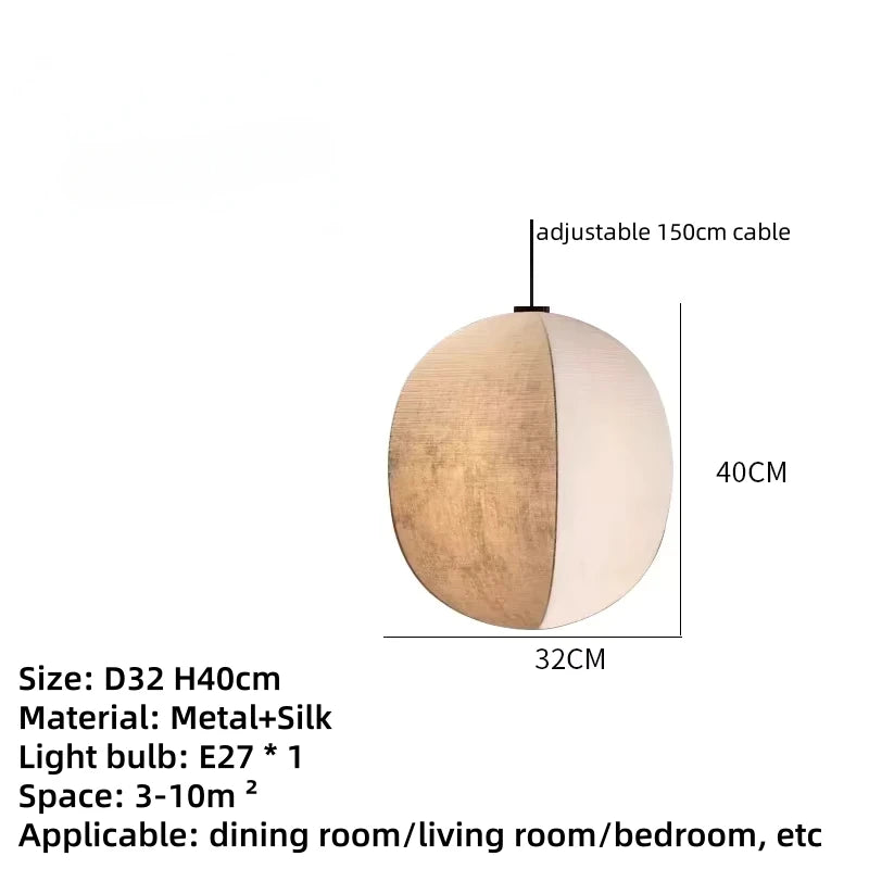 suspension lumineuse moderne minimaliste blanc beige texture toile opacité chaînes noires lumière neutre chaude