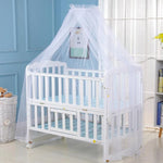 moustiquaire bébé transparente nuages jaunes dôme suspendu moderne blanc oreillettes literie