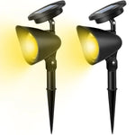 projecteur solaire extérieur moderne étanche ip65 led noir piquet fixations panneau solaire commutateur étanche