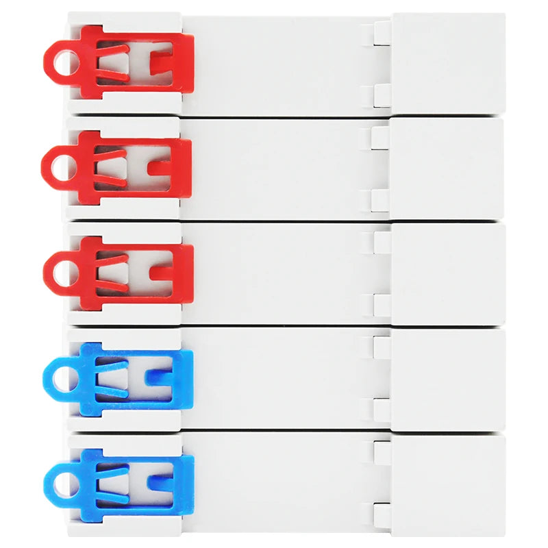 interrupteur led couleur rouge blanc vert moderne compact translucent fixation