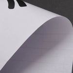serviette moderne imprimée blanc texte laundry room silhouettes vêtements adhésive résistante eau contemporain