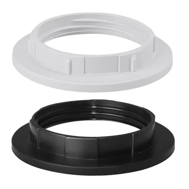 anneaux fixation lampe blanc noir modernes polyvalents diffuseurs lumineux rond lisses opaques