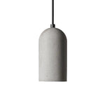 Suspension lumineuse moderne minimaliste texturée gris noir bleu rose blanc opacité câble noir LED