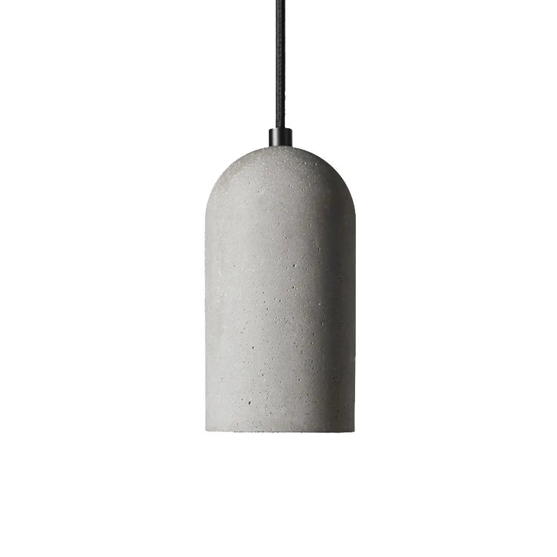 Suspension lumineuse moderne minimaliste texturée gris noir bleu rose blanc opacité câble noir LED