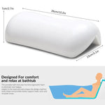 coussin bain blanc doux confortable ventouse baignoire salle bain imperméable polyuréthane