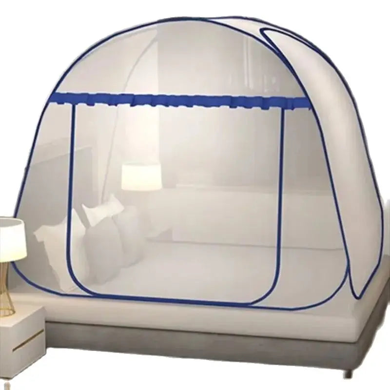 filet lit pliable moustiquaire polyester coton quadratique transparent gris bleu moderne opacité