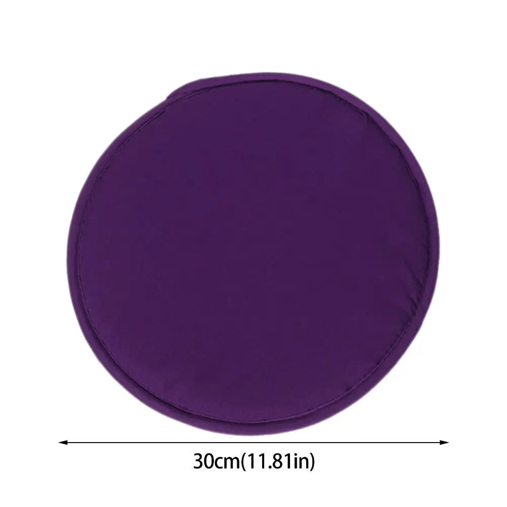 coussin rond mousse pu polyester coton moderne fixation six coussins