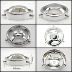 cache lampe noir doré argenté classique métal chrome rond lisse opacité fixations éclairage
