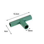 connecteurs tiges plastique abs vert jardin outils accessoires plantation