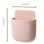 porte téléphone mural adhésif moderne couleur rouge bleu rose gris blanc matériau plastique rechargeable