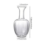 vases transparents modernes minimalistes arrangements floraux table zen