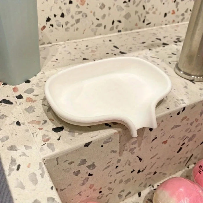 support savon blanc moderne plat lisse salle bains durable minimaliste acheter maintenant echangetable