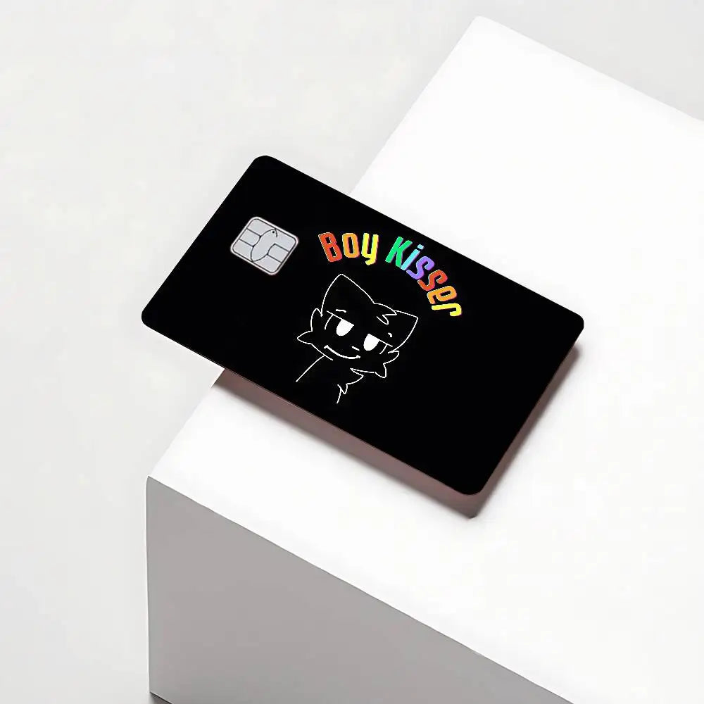 autocollants carte credit dessin animé chats moderne graphique
