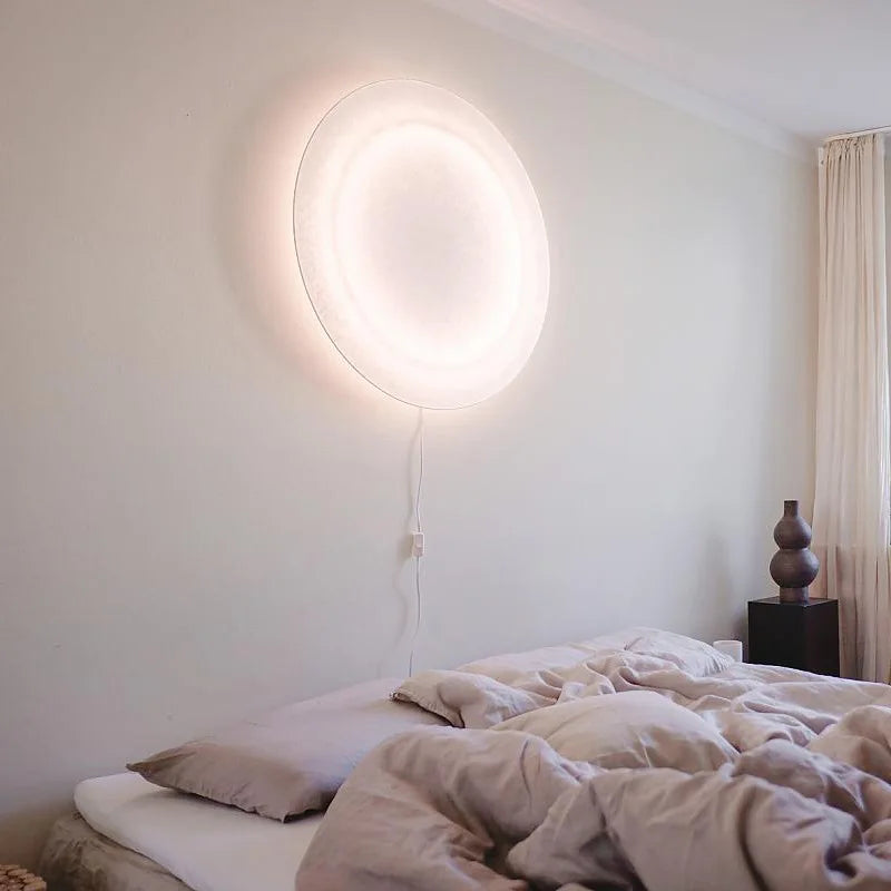 lampe murale led moderne couleur blanche bleue rose violet contemporaine fixée mur éclairage quotidien