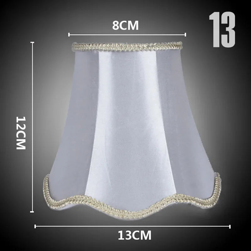 abat jour tissu broderie dorée vert clair rouge beige gris rose pâle classique tassel