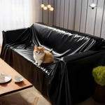 couverture canapé noir imperméable pvc moderne extérieure protection anti saleté