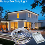 ruban led blanc 60 pcs adhésif 50cm batterie aa modernes