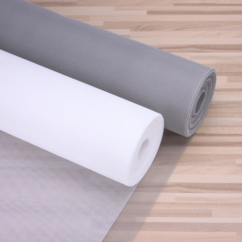 filet protection anti insectes gris blanc fenetre fibre verre moderne auto agrippante 200x600cm 200x900cm