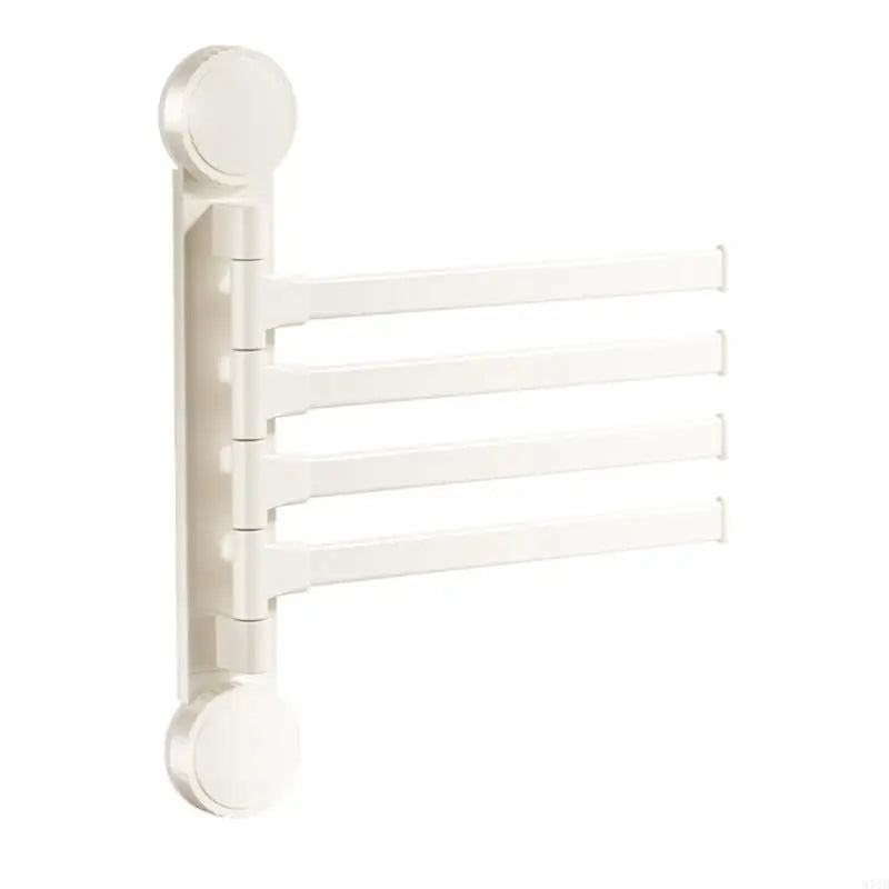porte serviettes pliable blanc moderne ventouses serviettes incluses suction cups