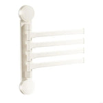 porte serviettes pliable blanc moderne ventouses serviettes incluses suction cups
