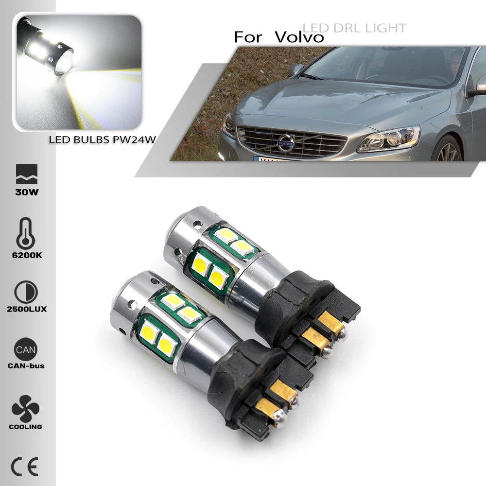 ampoules led argent noir jour clignotant drl blanc vert volvo s60 xc60 citroen c4
