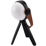 lampe led portable camping rechargeable suspension trépied sangle cuir moderne étancheextérieur