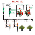connecteurs arrosage gouttelettes barbelés noirs rouges kit irrigation pratique robuste