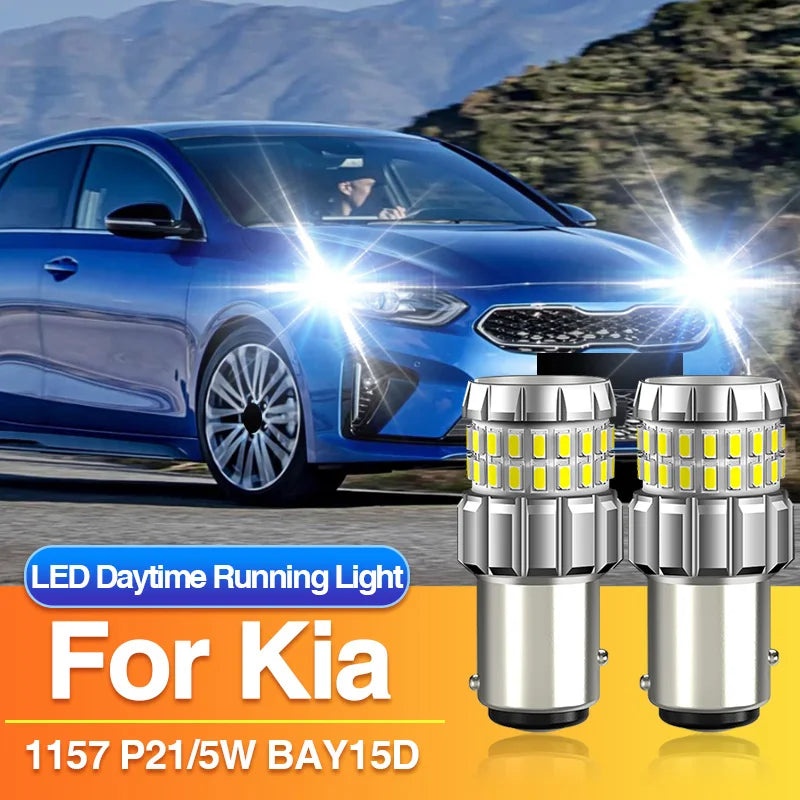 ampoules led blanc rouge 1157 12v canbus kia seltos ceed soul sportage day running