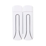 distributeur savon main blanc moderne adhésif minimaliste liquide salle bain poignée déclenchement