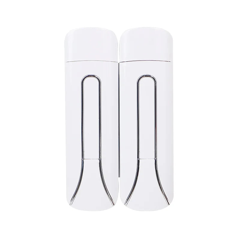 distributeur savon main blanc moderne adhésif minimaliste liquide salle bain poignée déclenchement