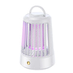 lampe anti moustiques rechargeable usb bleu moderne poignée grille protection chambre camping