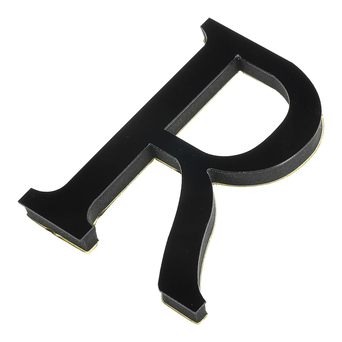 lettre alphabet 3d noir autocollant mural acrylique miroir décoration maison chambre fête murale