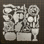 découpe papier gabarit floral géométrique abstrait art deco lettres noël opaques bricolage scrapbooking