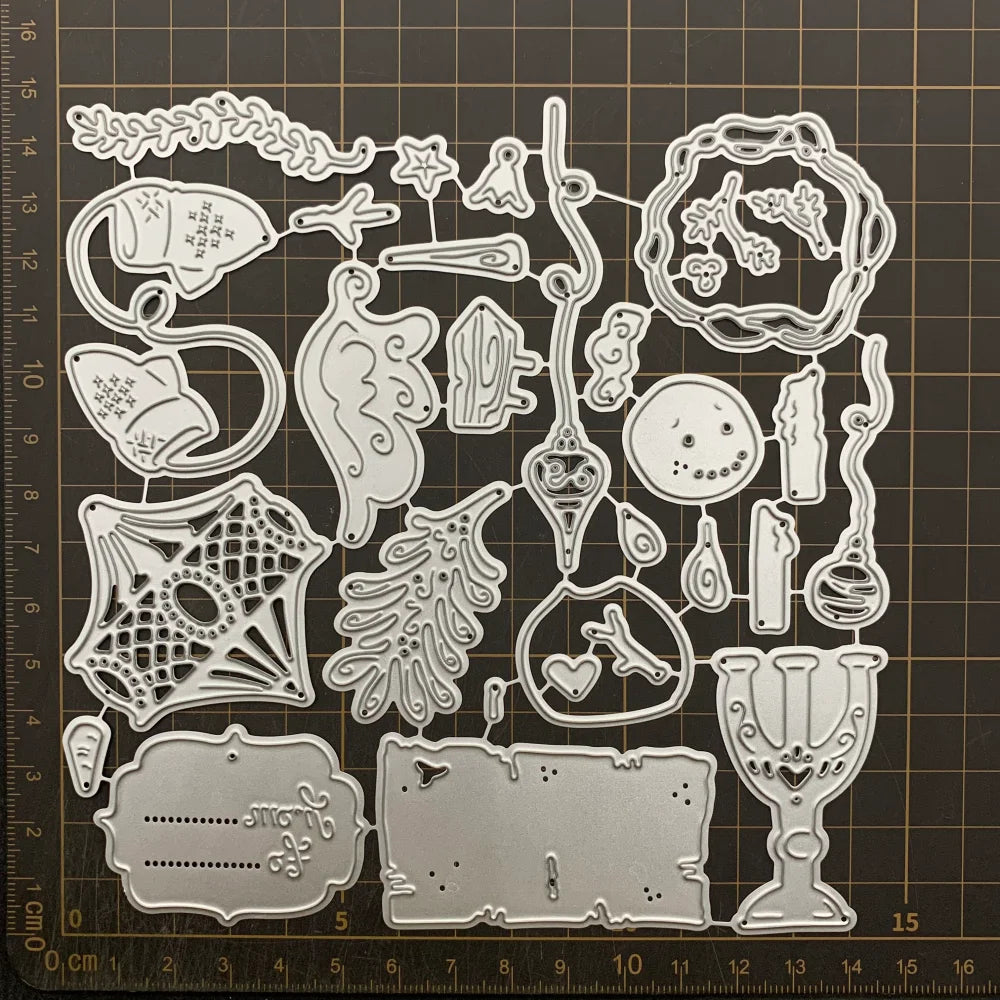 découpe papier gabarit floral géométrique abstrait art deco lettres noël opaques bricolage scrapbooking