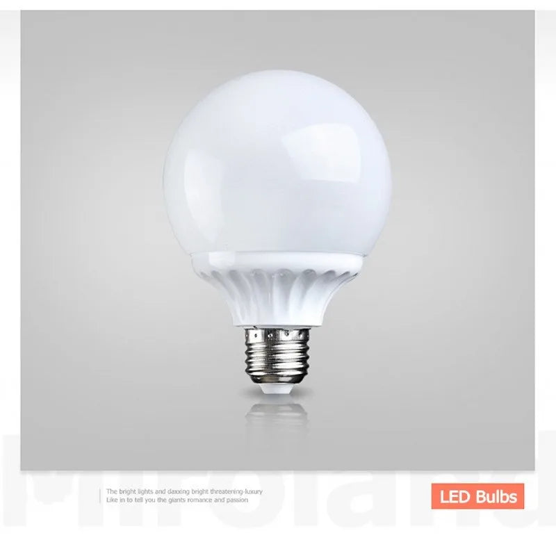 ampoule led e27 9w 15w blanc froit chaud globe 50000h moderne