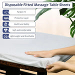 couvertures table massage jetables blanc texture rugueuse simple opérationnelles adultes spa salon