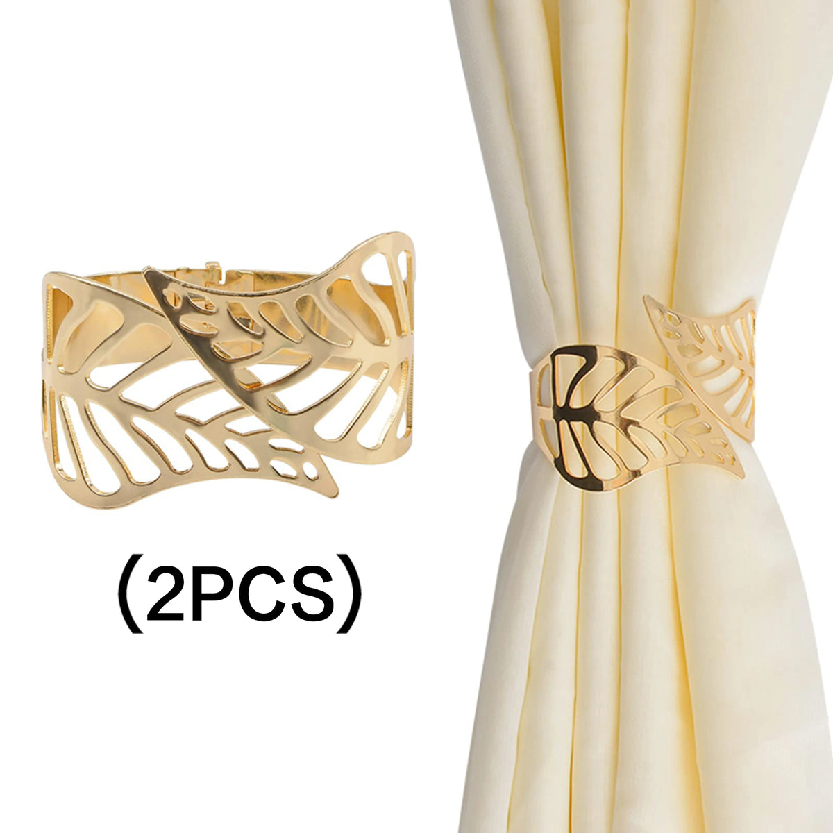 rideaux modernes anneaux or argent feuilles papillons élégants chambre salon deux pièces