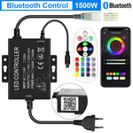 contrôleur led rgb bluetooth télécommande wifi 220v 750w 1500w blanc noir moderne