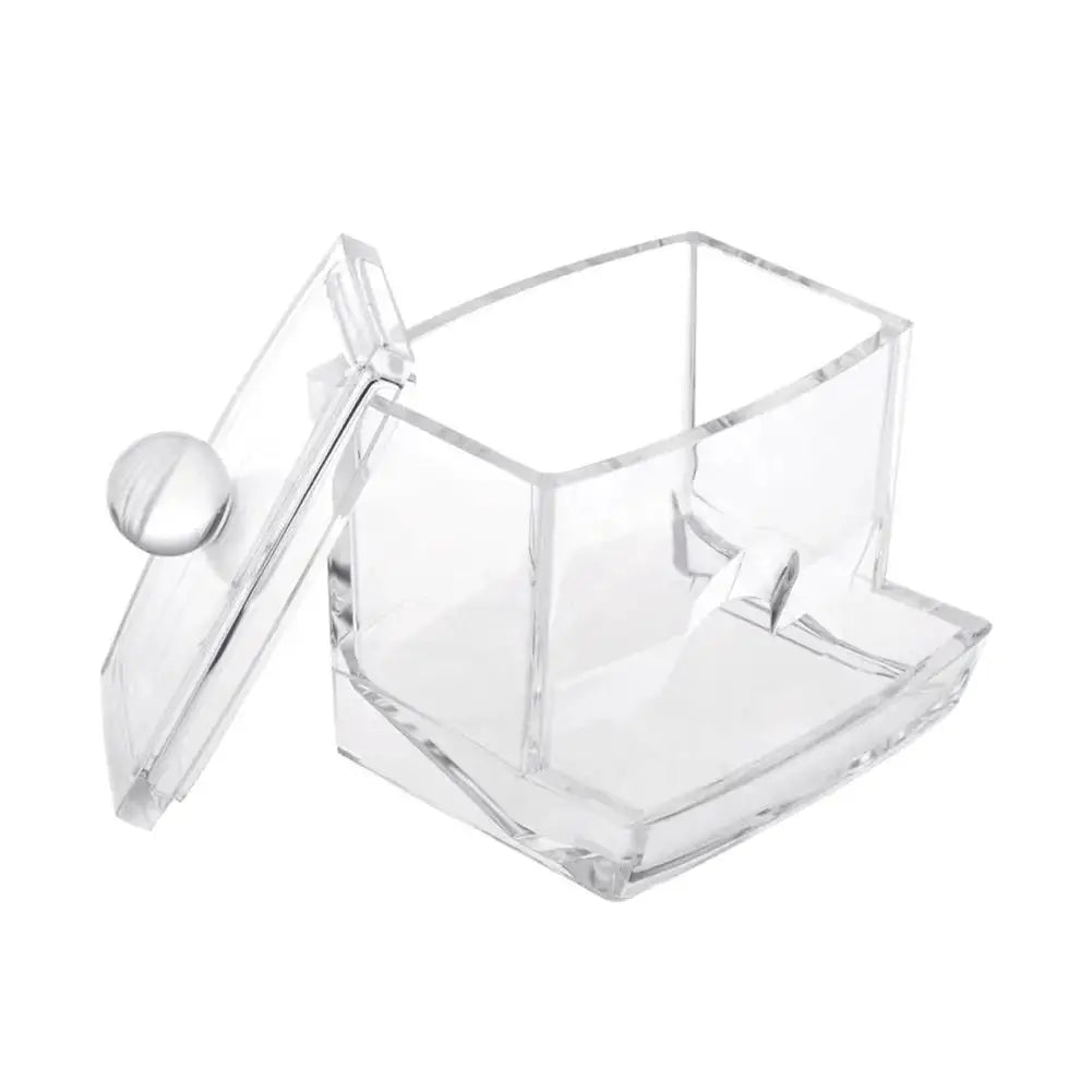 organisateur maquillage pot blanc rayures moderne brosse éponge coton scies serviettes
