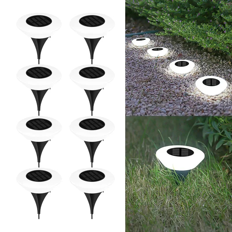 lampe solaire extérieure led étanche ip65 blanc moderne minimaliste fenêtre noire centralisée jardin allée