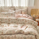 Literie luxe coton 100% pour chambre romantique