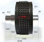rouleau papier noir grille trous industriel Ø8 mm Ø10 mm Ø51 mm