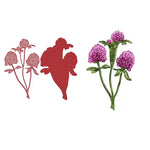 cartes postales 3d illustratives animaux fleurs oiseaux barbelés boîte lettres bouteilles herbe rouge vert