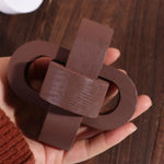 décoration maison puzzle noeud résine naturelle rayures moderne minimaliste