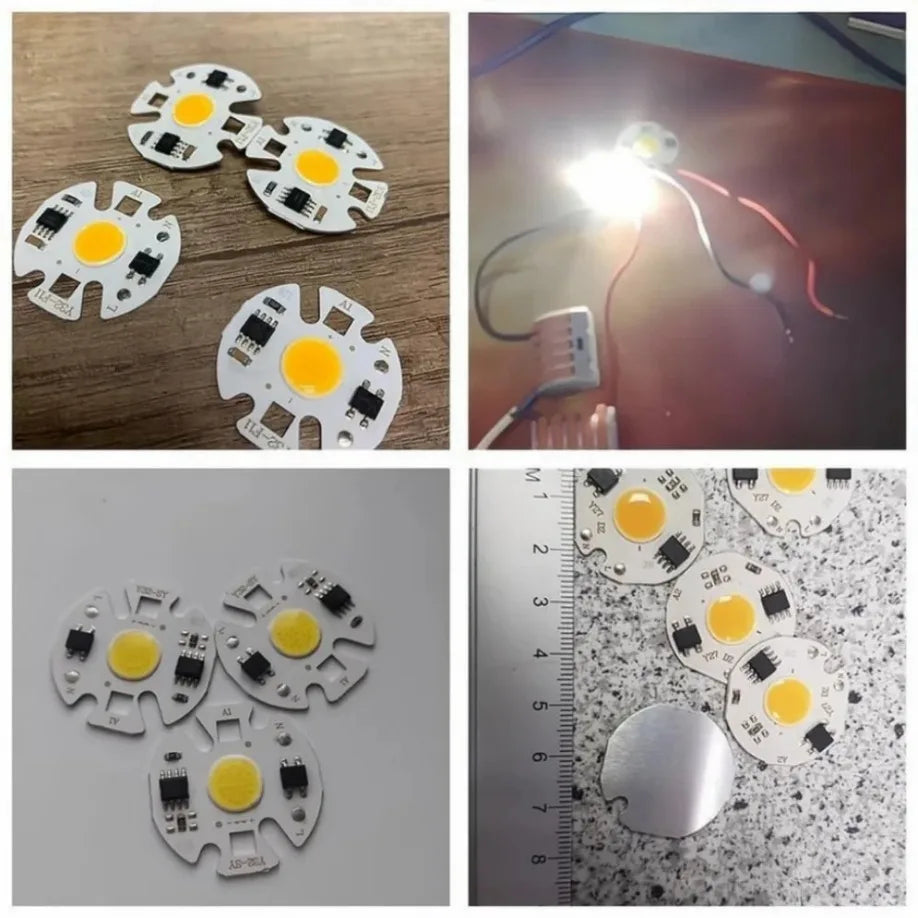 plaque led cob 3w 5w 7w 10w 12w blanc tech circuits imprimés aluminium ac110v