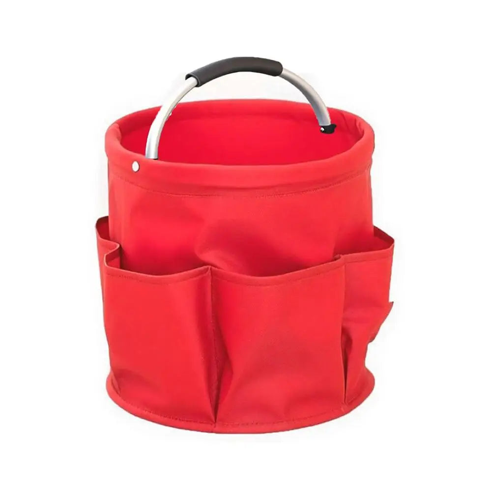 sac pliable noir rouge vert poches extérieures moderne pratique outils jardin jouets plage activités