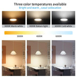 lot spots led gu10 blanc chaud froid éclairage encastré intérieur moderne