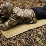 tapis sol pliable militaire tissu texturé sangles poignée tactique plein air camping